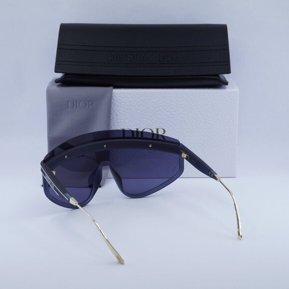 Dior DIORCLUB M2U 31B7 Shield Sunglasses - Matte Navy Blue main image 8